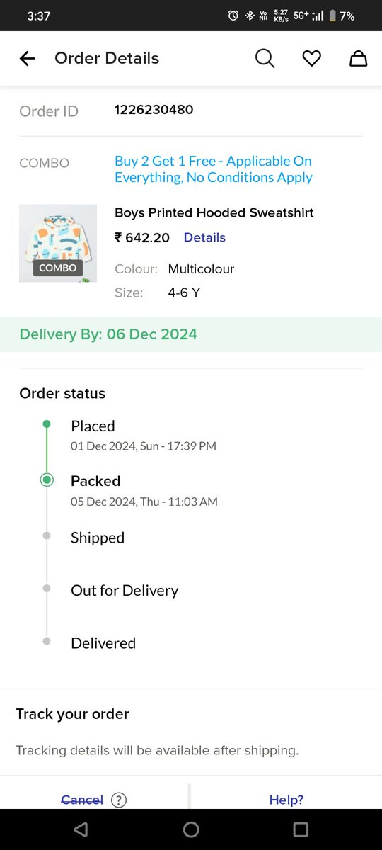 SameerDoye's tweet photo. @maxfashionindia 
My order not shipped/picked since last 4 days 
Please prioritize it.
First 2 items from list of 3. https://t.co/3G5lnDC2DT