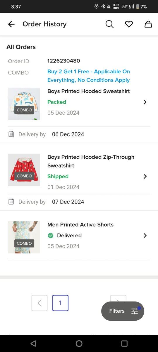 SameerDoye's tweet photo. @maxfashionindia 
My order not shipped/picked since last 4 days 
Please prioritize it.
First 2 items from list of 3. https://t.co/3G5lnDC2DT