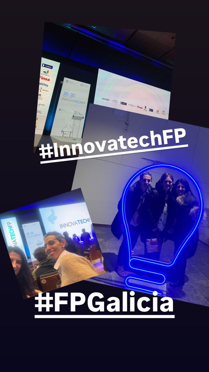 fol_monica's tweet photo. #innovatechFP #FPGalicia 20 empresas 20 retos El IES Politécnico de Vigo participa con 4 equipos 👏🏼👏🏼🙌🏼🙌🏼 Presentación en Santiago 🙌🏼 https://t.co/crsG8eS8xE