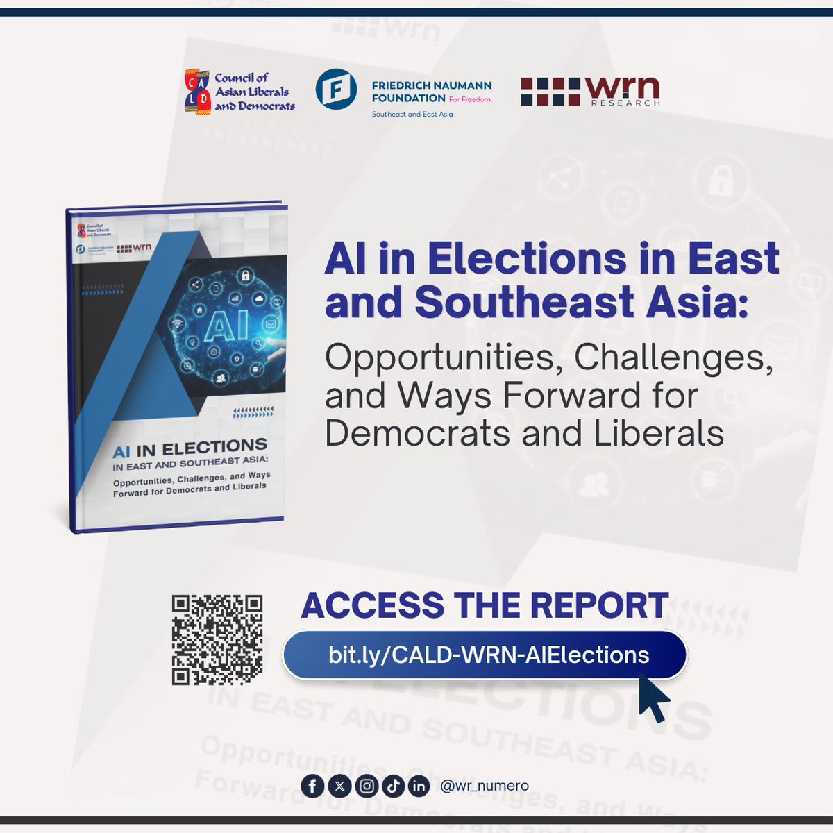 WR_Numero's tweet photo. π¨ Our policy report with the @asianliberals on artificial intelligence (AI) and elections is OUT NOW!
β‘οΈ READ: https://t.co/lbuFt1V1Y8
#wrnumero #artificialintelligence https://t.co/qfF3cFAIeX