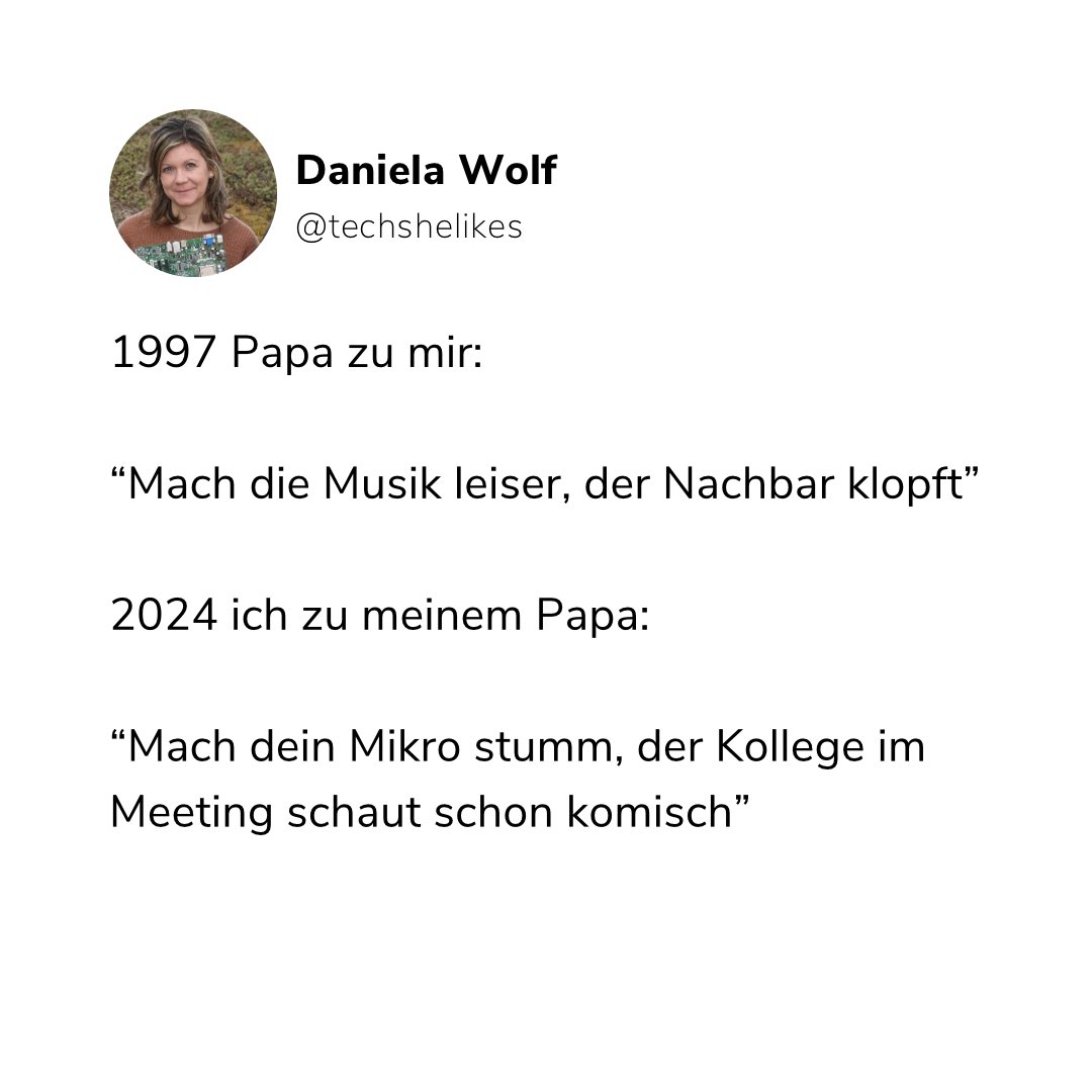 techshelikes's tweet image. Die Zeiten ändern sich, aber das Genervtsein bleibt irgendwie gleich 🙈
#techshelikes #technologyisfeminine #medienkompetenz #digitalfamily #generationreverse