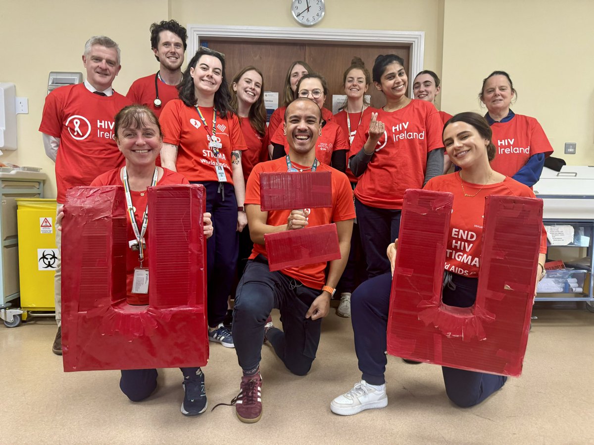 Clarence Soliman (@solimanclarence) on Twitter photo The annual picture to mark the annual celebration of #WorldAIDSDay and my gratitude for working with a team who share my passion about education and promoting the U=U #UequalsU message ♥️ <a href="/svuh/">St Vincent's University Hospital (SVUH)</a> The annual picture to mark the annual celebration of #WorldAIDSDay and my gratitude for working with a team who share my passion about education and promoting the U=U #UequalsU message ♥️ <a href="/svuh/">St Vincent's University Hospital (SVUH)</a>