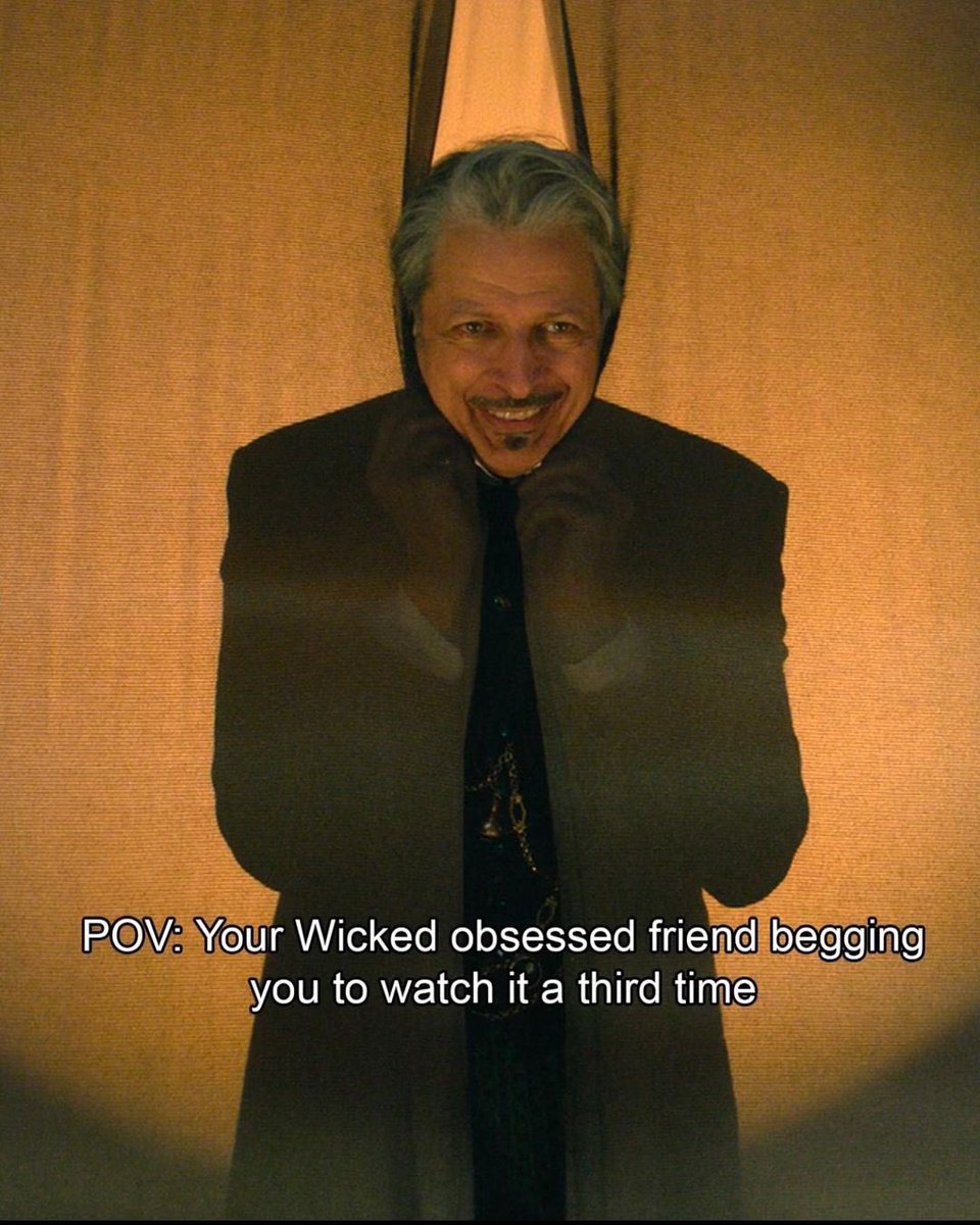 “Hi, it’s me…” 🩷🧙🏼‍♂️💚 <a href="/wickedmovie/">Wicked: For Good</a>