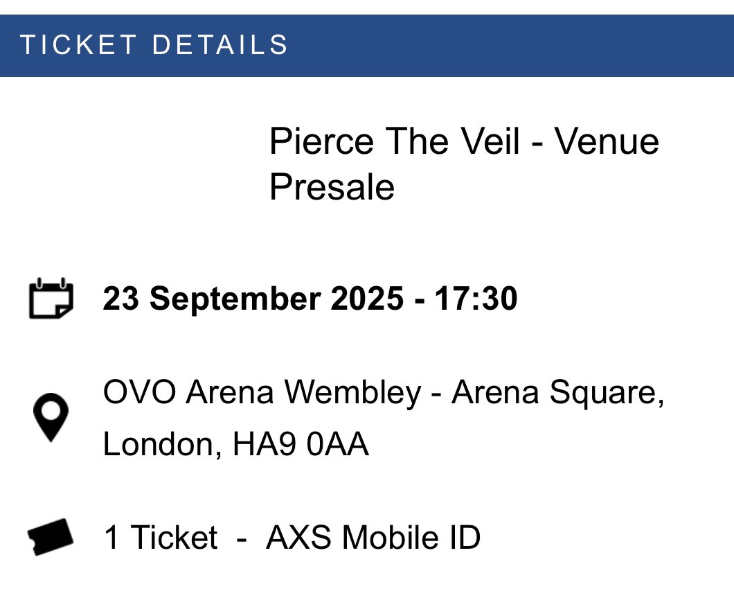 techkidsix's tweet photo. Seeing @piercetheveil live in London 😍 my inner teenager is so excited https://t.co/J0xdFSmqQo