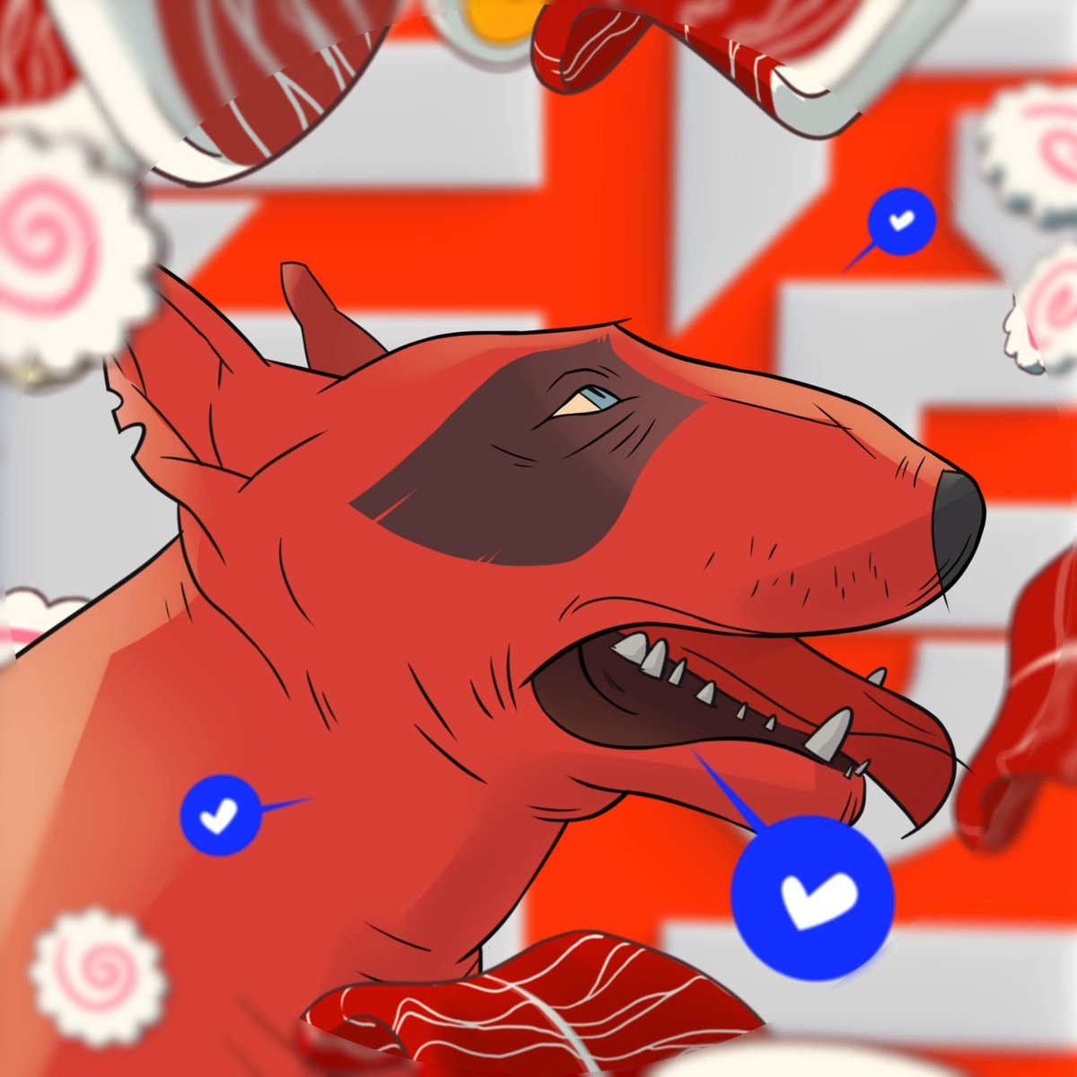 StereoNoize8000's tweet photo. Hello my dears, after a long absence I finally decided to come back with new works. #nft #nftarti̇st #tezos 

‘Hungry Dog.’ Gif
24/0.99 ꜩ 
Available for bidding at: https://t.co/cveE5iYCH0 https://t.co/7i4k1ZcaYq