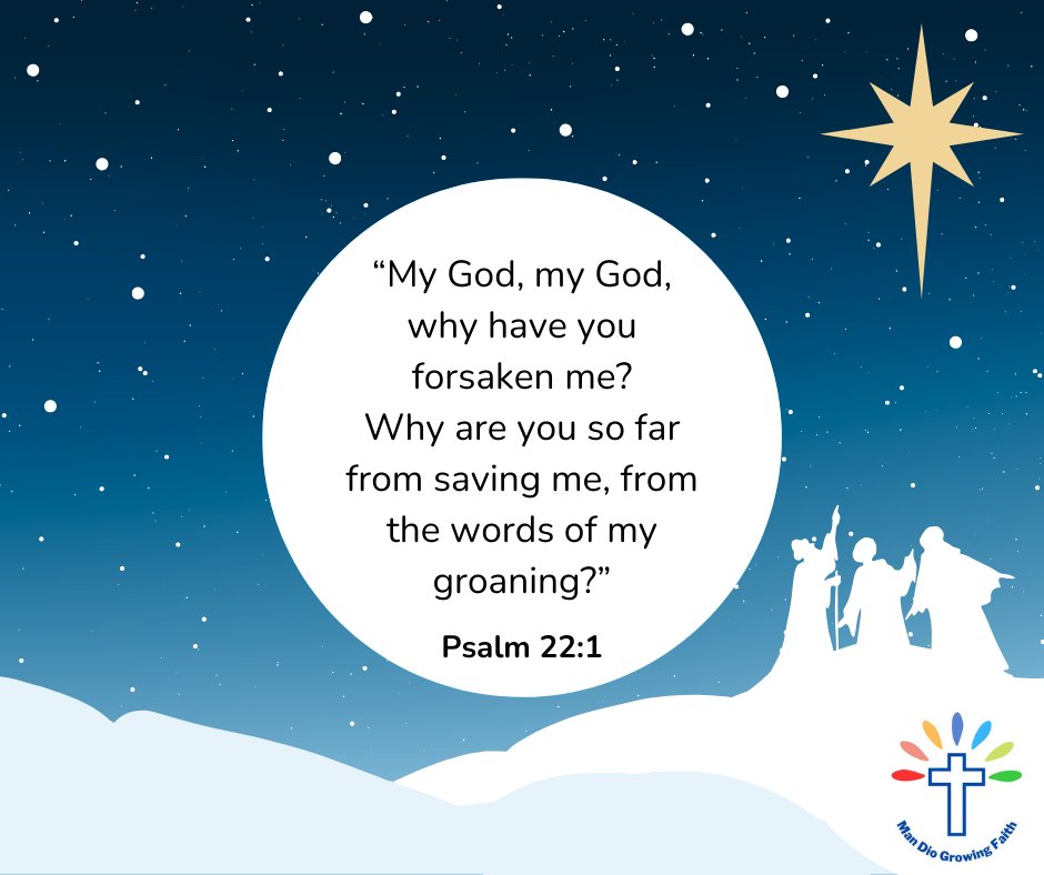 ✨ Day 19 - Jesus would be forsaken by God.
📖 Jesus fulfils these words from the cross in Matthew 27:46.
#MDGFAdvent