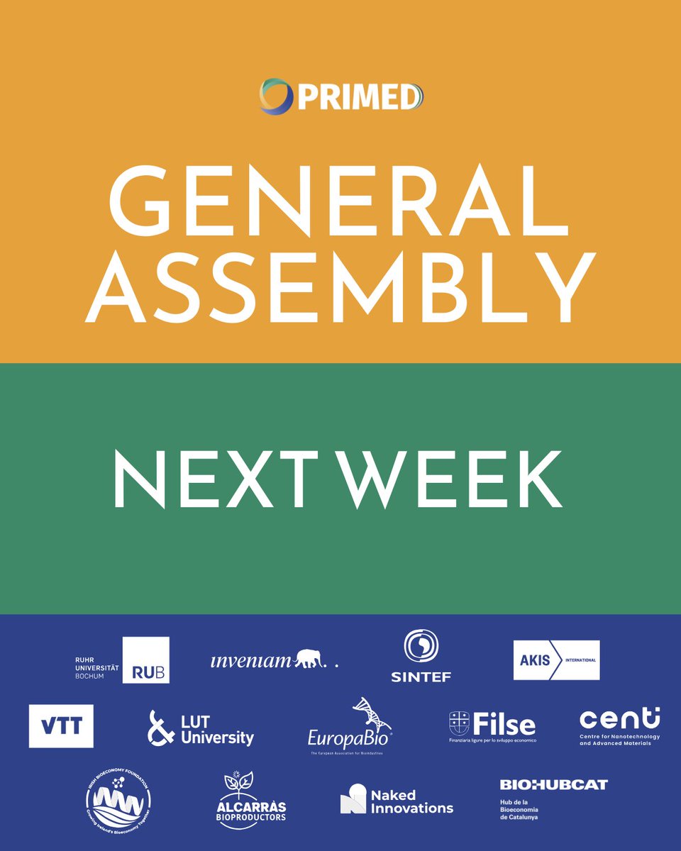 Next week, Living Lab 1 partners host the PRIMED team in Catalonia for our 3rd General Assembly.
🌱 Tuesday: Visit Alcarràs Bioproductors
 📋 Wednesday: Alignment Workshop + WP presentations
Stick around, and we’ll bring you along!
#PRIMED #CircularEconomy #GreenInnovation