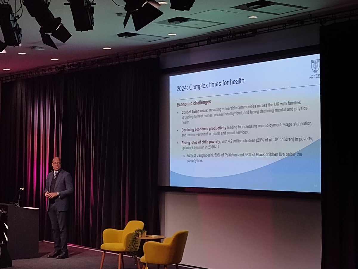 Prof Kevin Fenton outlining the wider challenges facing public health #nephconf24