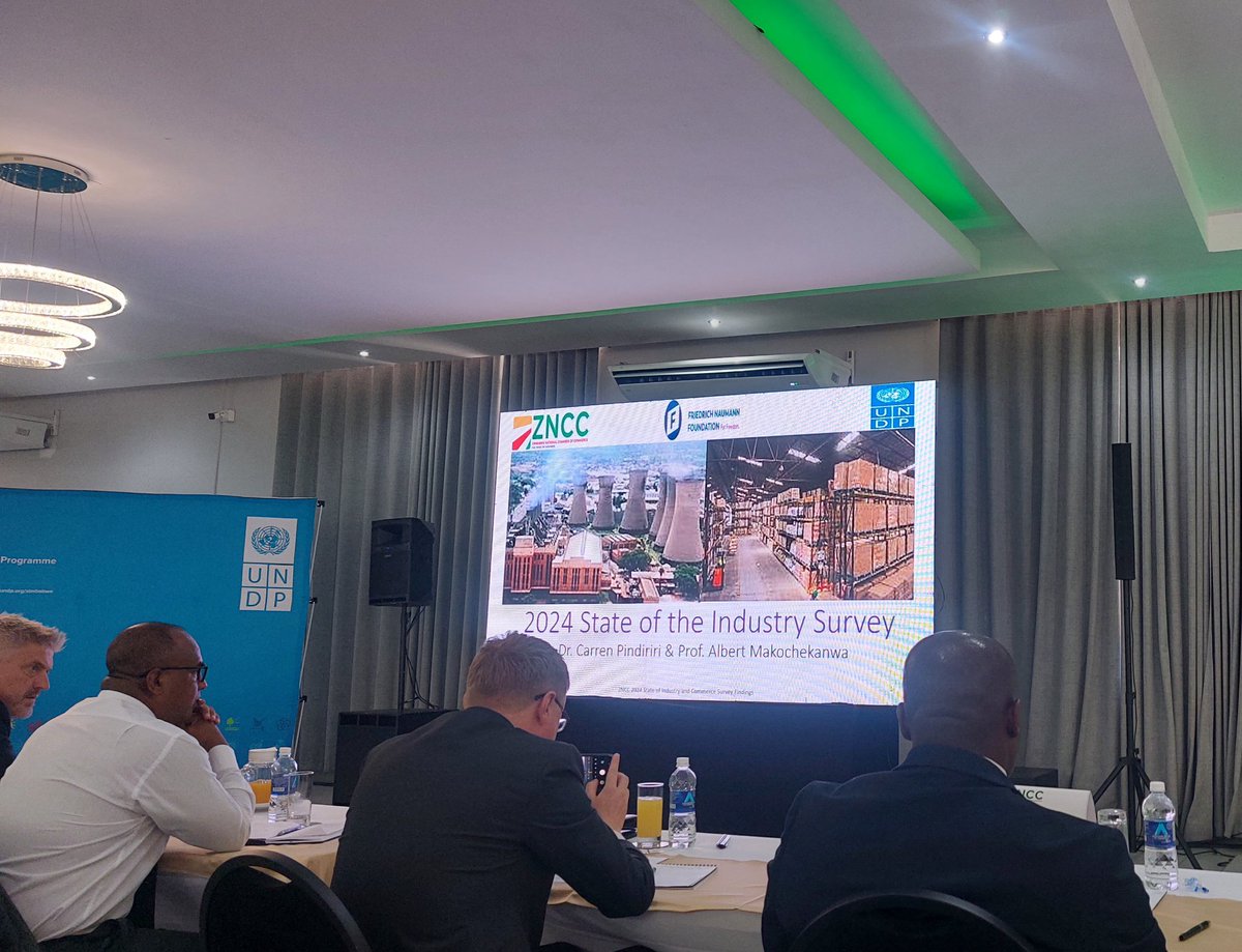 ethel_zim's tweet photo. @UNDPZimbabwe proud to once again support the @ZNCCNational #BusinessReviewConference and the State of Industry and Commerce Report which has contributed to bringing the voice of business to 🇿🇼 policy since 2021 https://t.co/74QAUutLsS