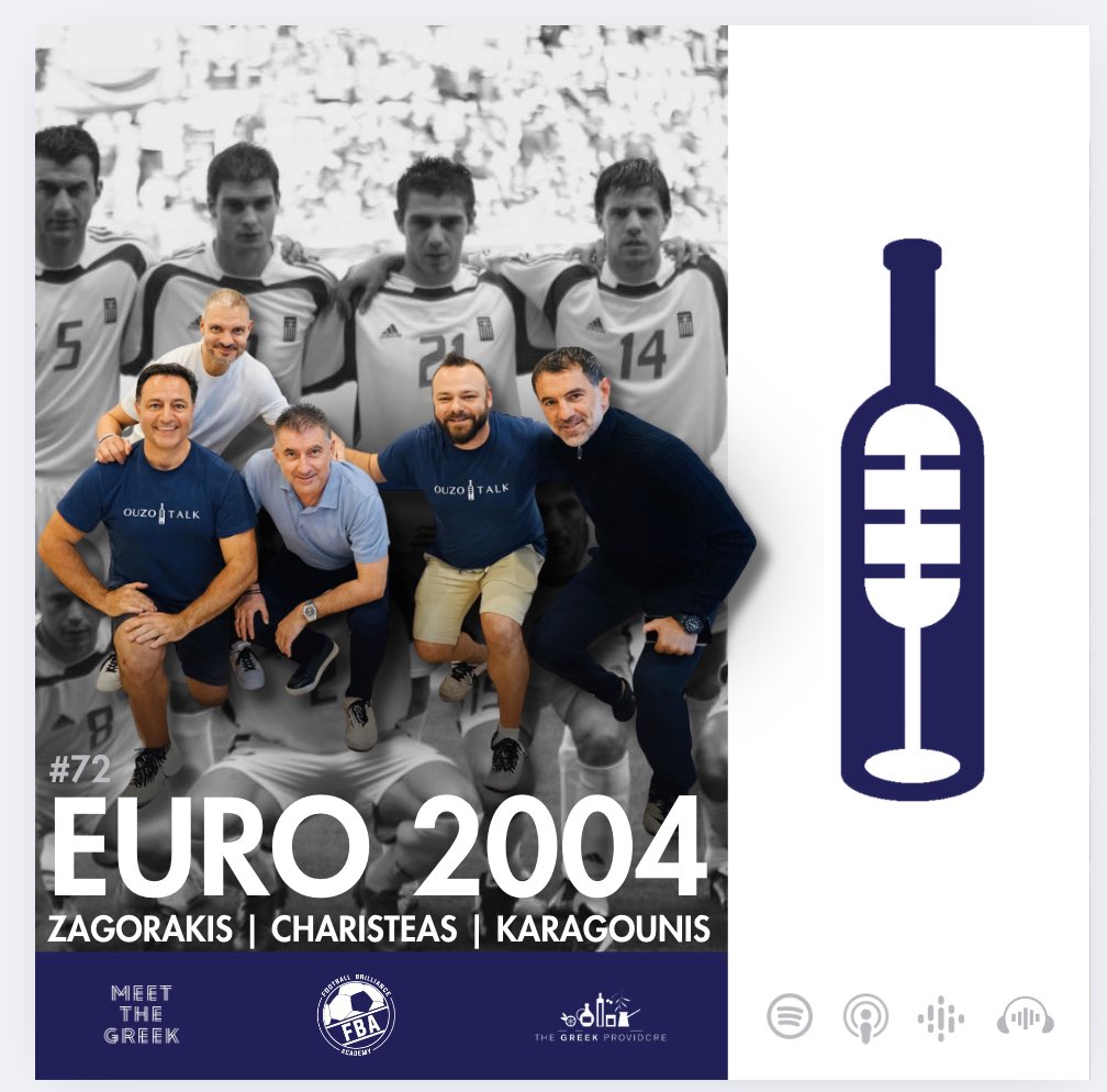 OUT NOW: EP72 Euro 2004 Champs
3 legends from the winning Euro 2004 Greek team talk to Nick and Tom about that monumental tournament and what went on behind the scenes in the 20 year anniversary of this momentous occasion. Link below

buzzsprout.com/1873222/episod…
