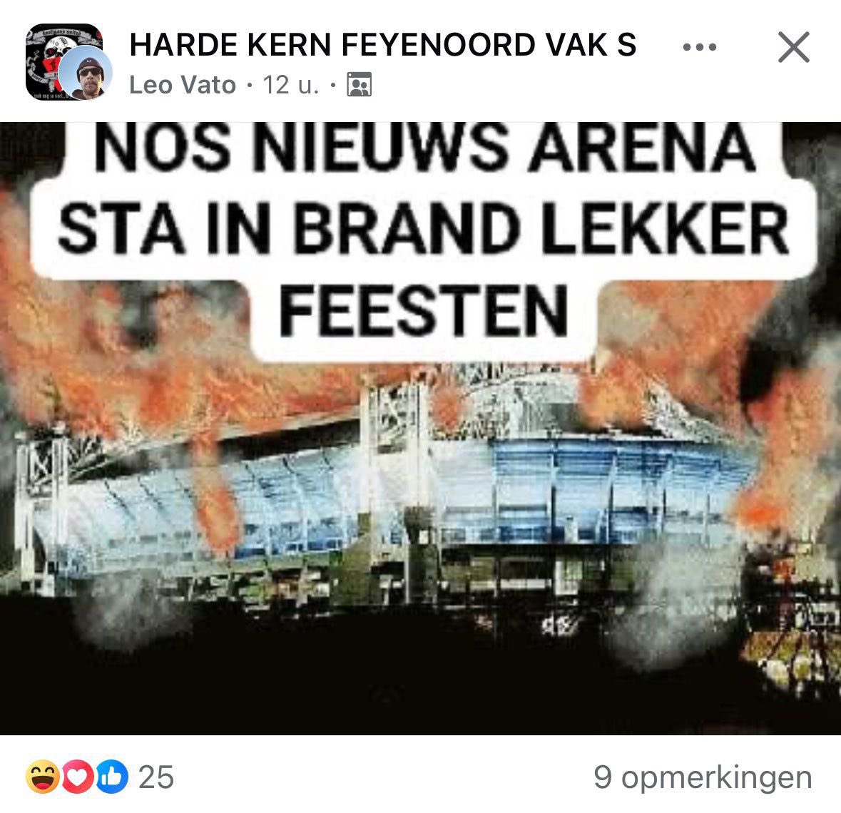 Moguhhhhh Vatoo’s en vata’s….
Eindelyk!!!! De arena in 020 staan in de fik 😍😍🔥eindelykk!!1😎 hopen da wegdorst dr in zat met de bergrat 🔥
Zo mooii deze niews hahhhaa 😎👍🔥❤️🇳🇬🙏🇳🇬🙏🇳🇬🙏
Een feynen dag alemaal 🇳🇬🙏😎

Ps: grapje