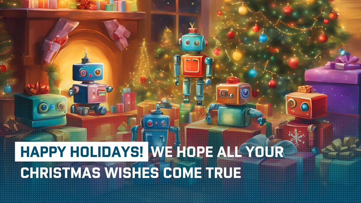 FMEbutENG's tweet photo. 🤖 Even robots deserve some peace and quiet during the holidays... 🎄
We wish you a wonderful Christmas filled with joy, relaxation, and new inspirations. Looking forward to tackling more technical challenges together in the new year! 🚀❄️ https://t.co/aBh1iH9thc