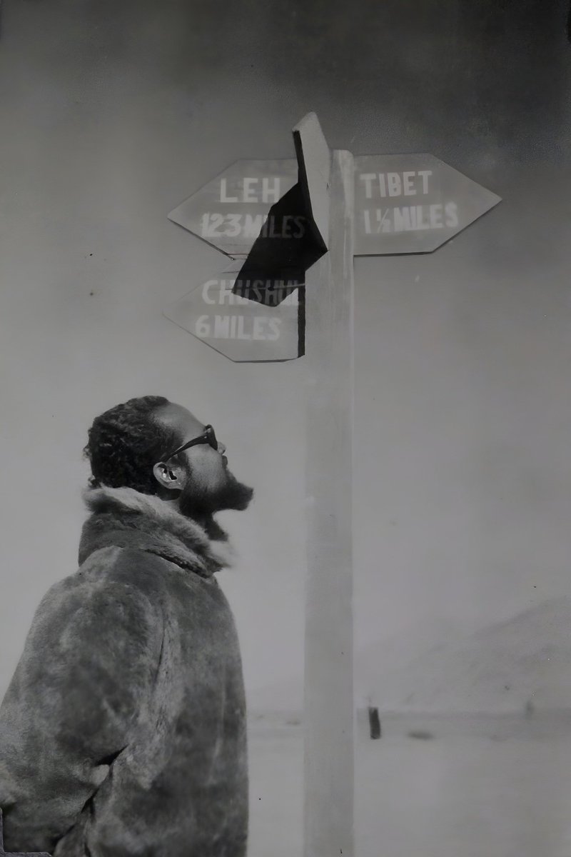 jai_samota's tweet photo. When Tibet is closer than the closest Indian Village 😉

In frame: Captain Barua of AMC https://t.co/wbuUyFvRgr