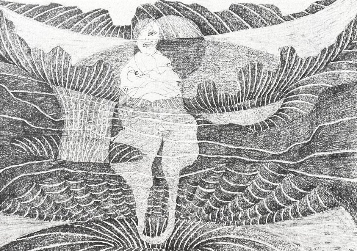 Night Drawing, 2024, pencil on paper, 21x30cm