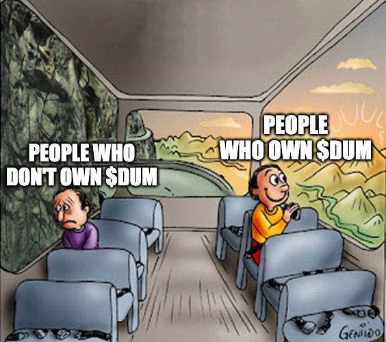 Freedum_Fighter's tweet photo. Some people are just living life to the fullest 🫡

$DUM https://t.co/YSR1FysCa9