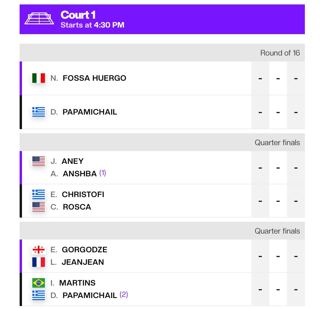 tenis_fm's tweet image. Orden de juego #WTA125 #MundoTenisOpen #05Dec 
⏰ La jornada comienza a las 16:30 hora española