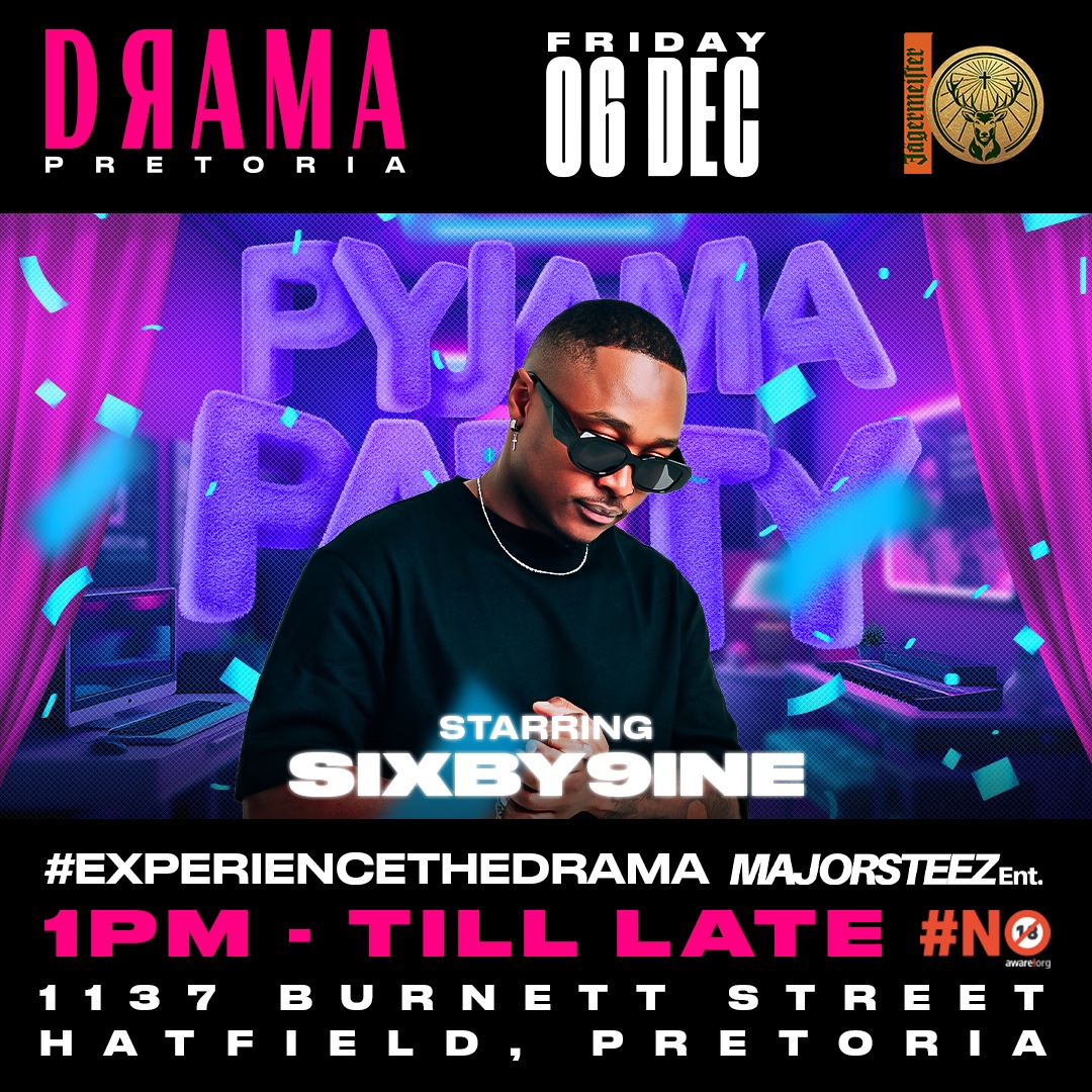 dramabar_pta's tweet photo. Drama has pulled through !🔥💃🏻👑 the craziest Friday to ever happen 🔥💃🏻🥂

🥂 Let’s have the chillest day vibe with those cocktails and pizza!
🥂Later pull up in those PJs and let’s make slumber history !🔥👏🏿

Are you ready for the DRAMA ?🔥

#experiencethedrama #dramapta https://t.co/tYCkBHNZ68