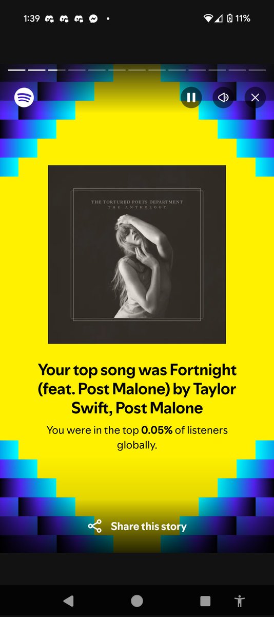 kuulkat12's tweet photo. I might be a little obsessed! #SpotifyWrapped2024 @taylorswift13 @taylornation13 @tswifterastour https://t.co/QWyXOCzpZI
