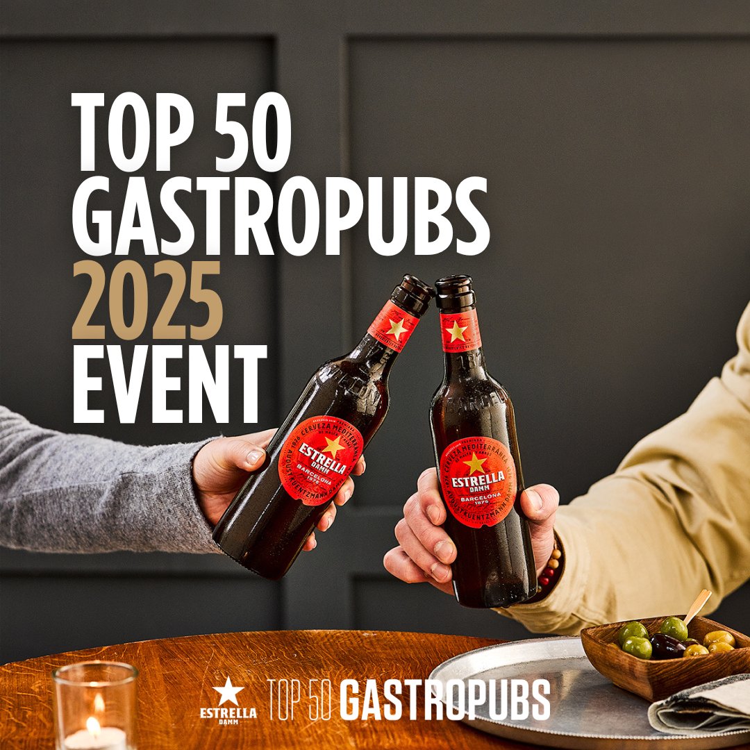 Estrella Damm Top 50 Gastropubs (@top50gastropubs) on Twitter photo We are ecstatic to announce that the 2025 @estrelladamm_uk Top 50 Gastropubs Awards will be taking place at London’s <a href="/plaisterershall/">Plaisterers' Hall</a>
We can’t wait to host all the pubs on 27 January 2025 ⭐🏆 We are ecstatic to announce that the 2025 @estrelladamm_uk Top 50 Gastropubs Awards will be taking place at London’s <a href="/plaisterershall/">Plaisterers' Hall</a>
We can’t wait to host all the pubs on 27 January 2025 ⭐🏆