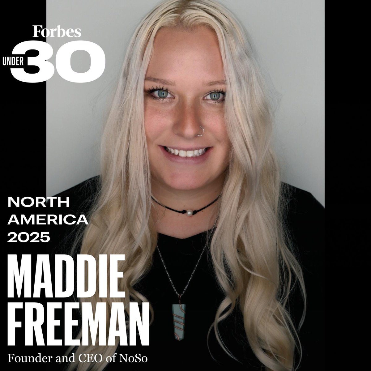One of our youth fellows, Maddie Freeman, has made <a href="/Forbes/">Forbes</a>' “30 Under 30” list for her work w/ <a href="/NoSoNovember/">NoSo</a>! It's a campaign that encourages people to disconnect from social media for at least a month to foster healthier relationships w/technology. bit.ly/MaddieFreeman #NoSo