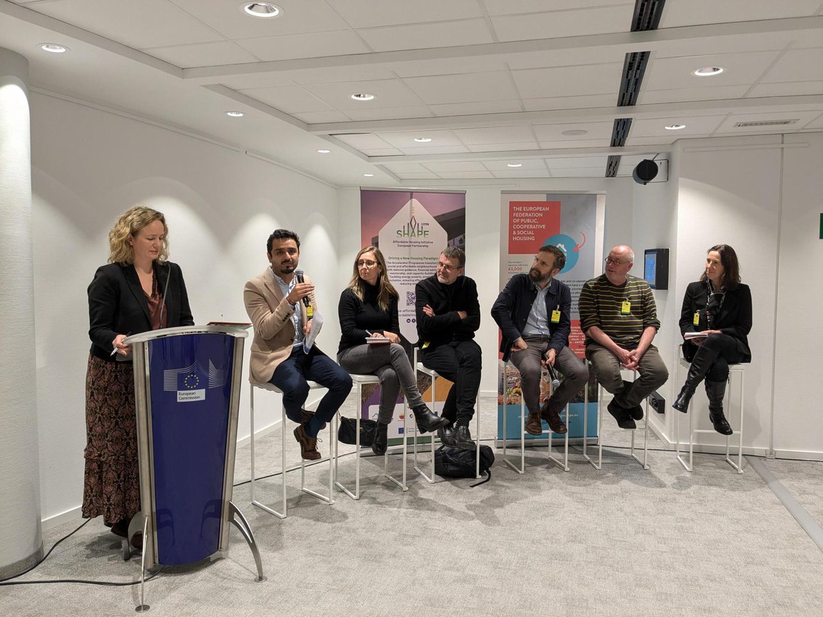 EBC_SMEs's tweet image. 📢The #SHAPEII partners @HousingEurope, EBC, @ECTPSecretariat, @GNEFinance, @energycities &amp;amp; @SINTEF launched a Call for applications for lighthouse districts for sustainable &amp;amp; affordable #housing at the @AHI_Programme event hosted by @EU_Growth/@EU_EESC

➡️ebc-construction.eu/2024/12/05/hou…