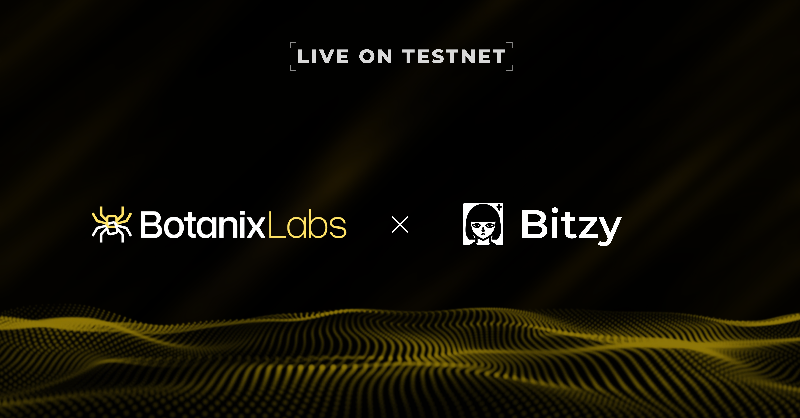 botanix's tweet photo. 🕷 TESTNET UNLOCK: BITZY 🔓

Bitzy is an Bitcoin-native platform for trading Bitcoin and other tokens. Try it out on the Aragog Testnet! @Bitzy_App