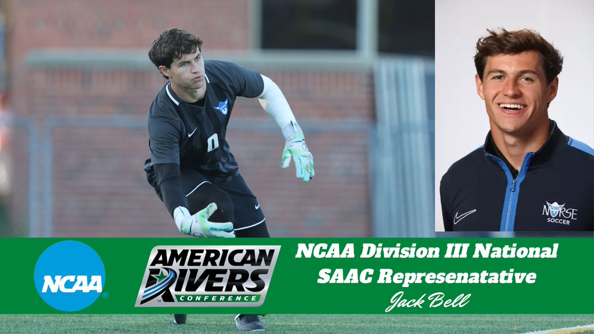 AmerRiversConf's tweet photo. 🚨: @norsesports Jack Bell Selected to @NCAADIII National Student-Athlete Advisory Committee

#rollrivers

📰: https://t.co/yvkya6Ov2U https://t.co/jedmsWiv5z