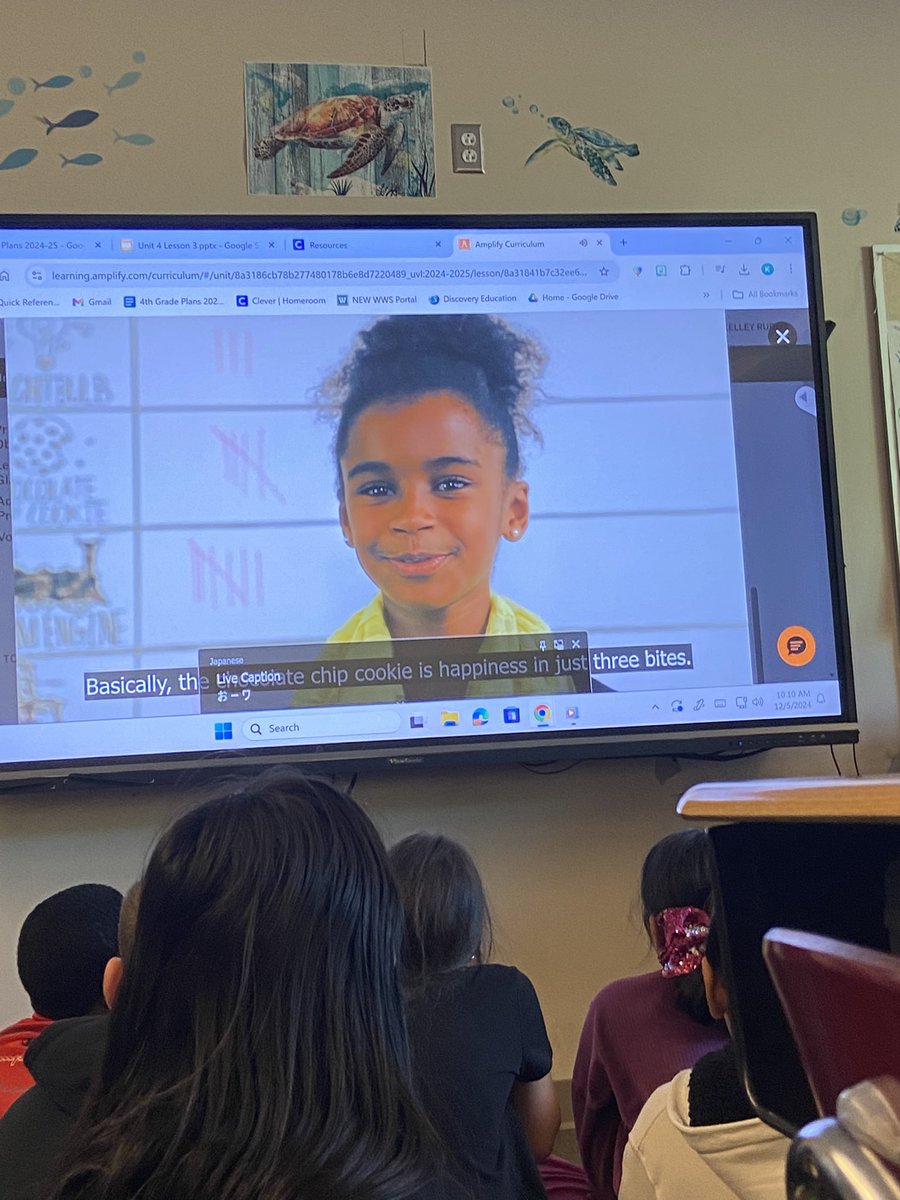 Increasing comprehensible input with live captions in native languages in <a href="/Kjruden/">Kelley Ruden</a> class!