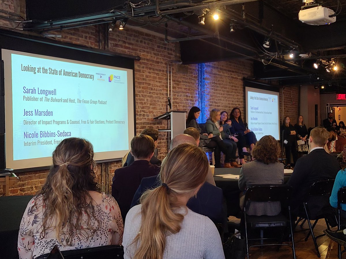 At the <a href="/PACEfunders/">Philanthropy for Active Civic Engagement (PACE)</a> post-election gathering, much talk about how Americans view democracy as a "luxury item," not enough (yet) about how to change democracy to make it a daily life item @NationalCivic
