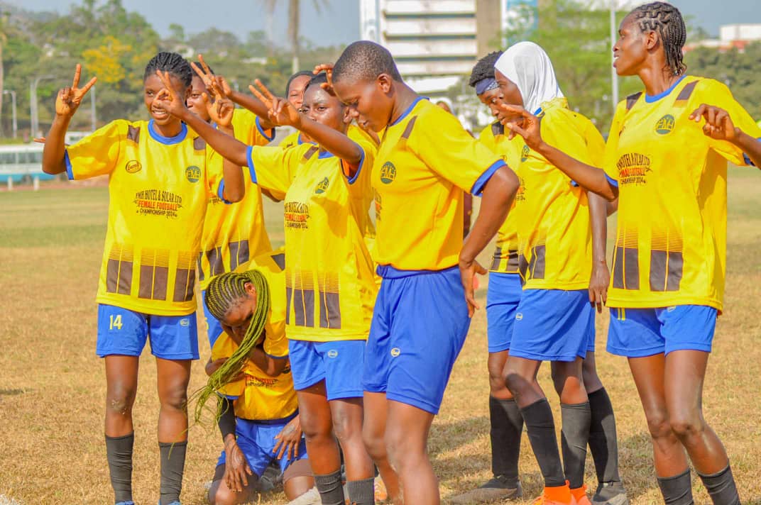 OsunInterCGames's tweet photo. 🏆 UNIOSUN TIGRESS WINs GOLD IN FOOTBALL 🏅

The girls from Osun State University are in jubilation after the final whistle! 🎉

Aminat Abiola scores a brace in their 2-0 victory over Federal Polytechnic Ede! ⚽💪

#OsunInterCollegiateGames24 #AceSports https://t.co/05bV0dq9hs