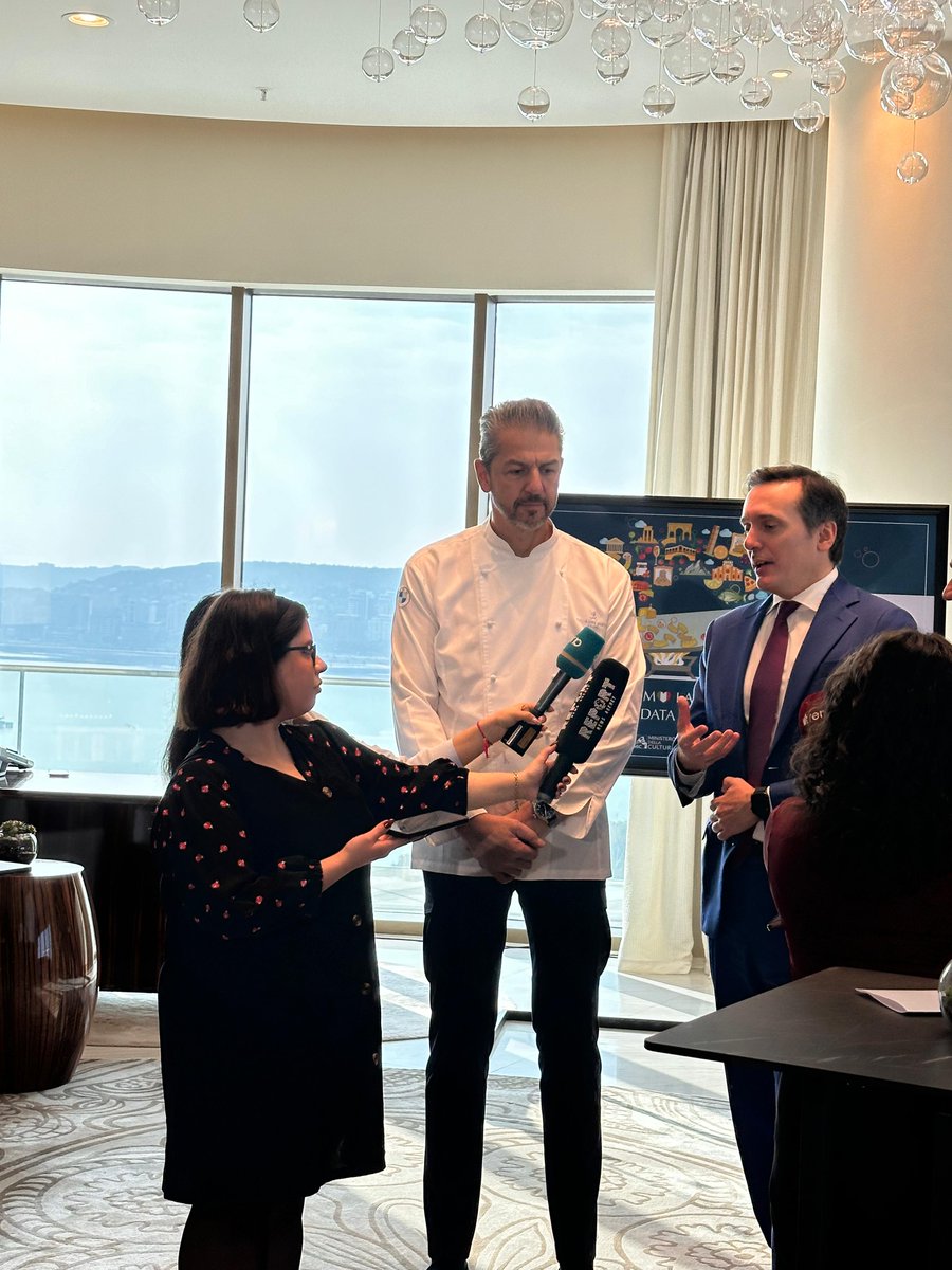 ITABaku_'s tweet photo. The IX edition of the Week of the Italian Cuisine in the World (SCIM2024) in Baku will feature the participation of the renowned Michelin-starred chef Andrea Berton. https://t.co/12ao67qmq0