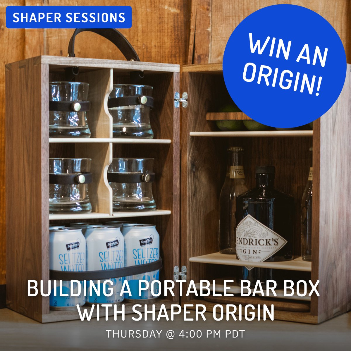 Shaper (@shapertools) on Twitter photo We're giving away <a href="/BourbonMoth/">Bourbon Moth</a>'s signed Origin* during today's Sessions!
➡ Join us @ 4pm PDT using the link on our profile.
*available to US residents only
#shapermade #shaperorigin #shapertools #woodworking We're giving away <a href="/BourbonMoth/">Bourbon Moth</a>'s signed Origin* during today's Sessions!
➡ Join us @ 4pm PDT using the link on our profile.
*available to US residents only
#shapermade #shaperorigin #shapertools #woodworking