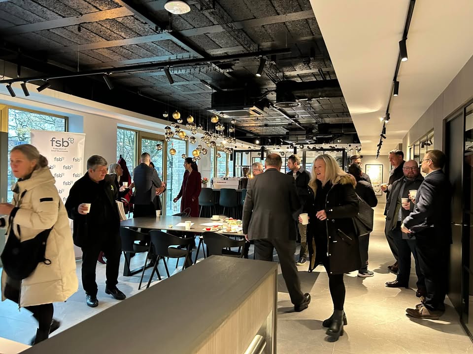 FSBNIRegion's tweet photo. This morning's horrible weather didn’t deter our attendees from coming along to our business networking in Belfast City Centre! Great to see everyone - hope you made loads of useful connections. Huge thanks to The Kelvin for hosting the event in their fabulous venue. https://t.co/yIqaARPF3a