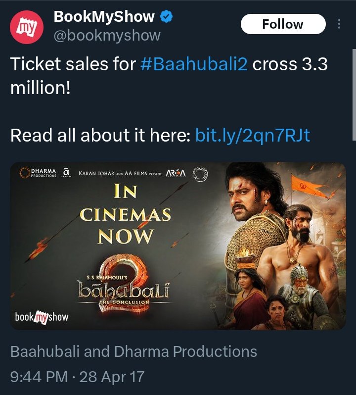 ivdsai's tweet photo. Non-Baahubali2 https://t.co/pyPtbwzeJe