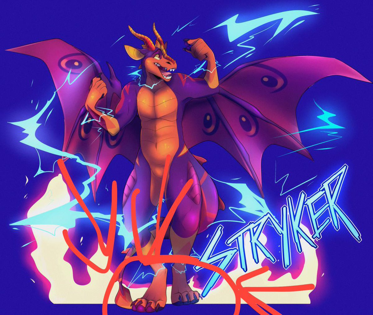 ad_stryker's tweet photo. @GayScrees I would but uh…
You know what a dragon with paws means… https://t.co/RAspcmWTsm