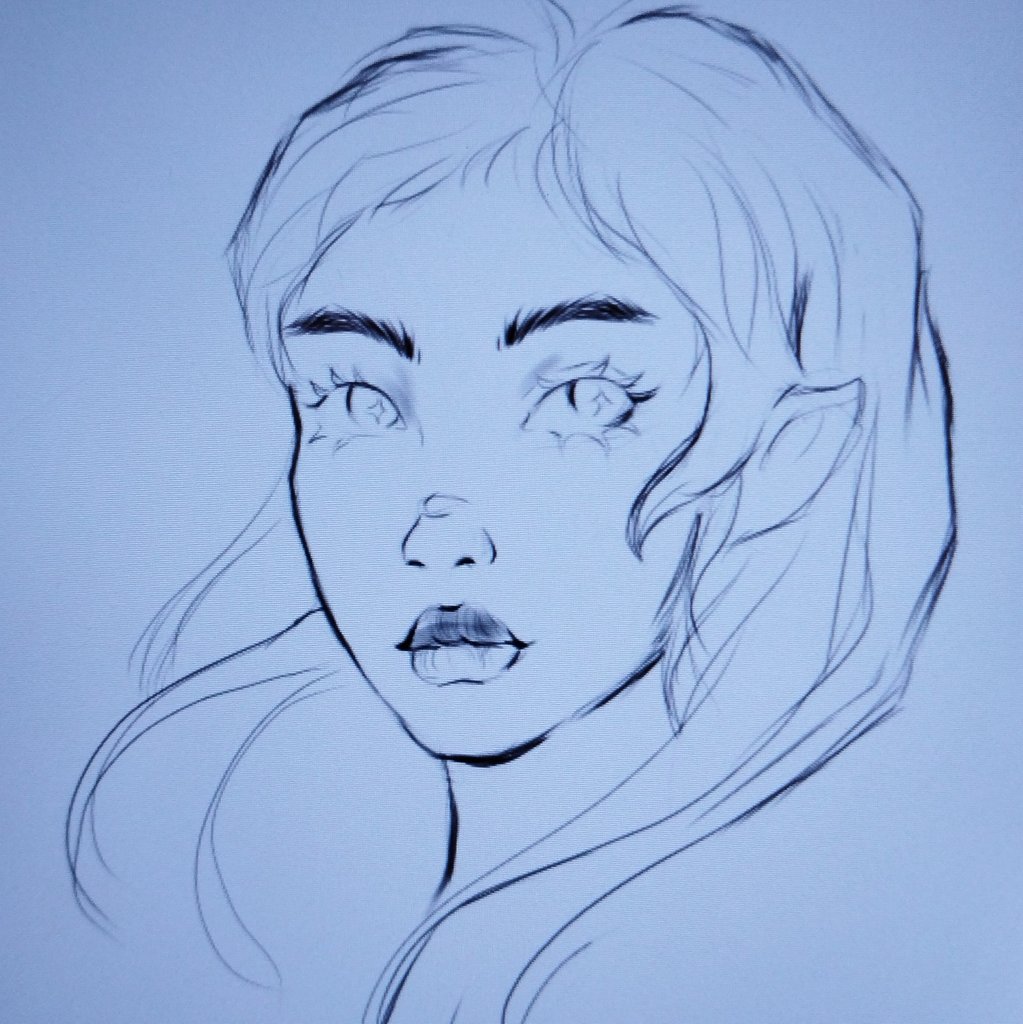 Criação de uma elfa estelar
#artwork #drawing #ArtistOnTwitter  #commissions