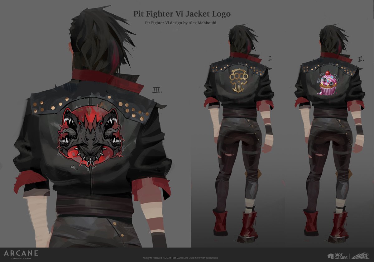 VictorMaury_'s tweet photo. Pitfighter Vi Jacket Patch
Arcane Season 2

Pitfighter Vi Concept by the incomparable Alexandre Mahboubi https://t.co/IPvEWDqAPE