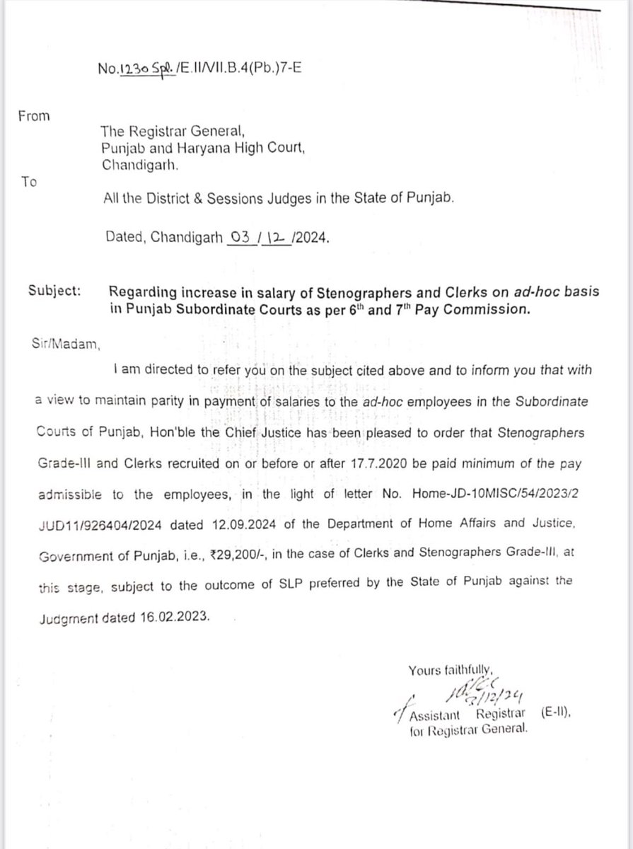Kulbirs23883662's tweet photo. We demand 29200 pay scale to PB graduate clerk
See ADHOC CLERK taking 29200/- and REGULAR CLERK taking 19900/- 
 Punjab govt👇👇👇
#JusticeForPunjabGraduatedClerks
#PunjabClerksDeserve29200Pay
@BhagwantMann @AamAadmiParty @INCIndia @officeofssbadal @SukhpalKhaira @ArvindKejriwal https://t.co/ycYuK0n9wk