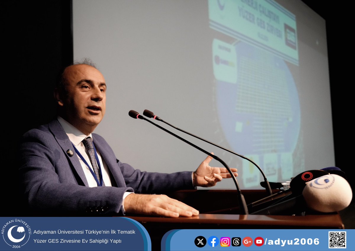 adyu2006's tweet photo. 📌Adıyaman Üniversitesi Türkiye’nin İlk Tematik Yüzer GES Zirvesine Ev Sahipliği Yaptı

Detaylar🔗https://t.co/qjQTDCJ2XJ

#Adyü #YüzerGES https://t.co/UoZ7vJ5PMm
