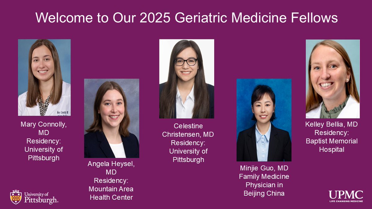 We are absolutely DELIGHTED to announce our successful match yesterday for the geriatrics fellowship program.