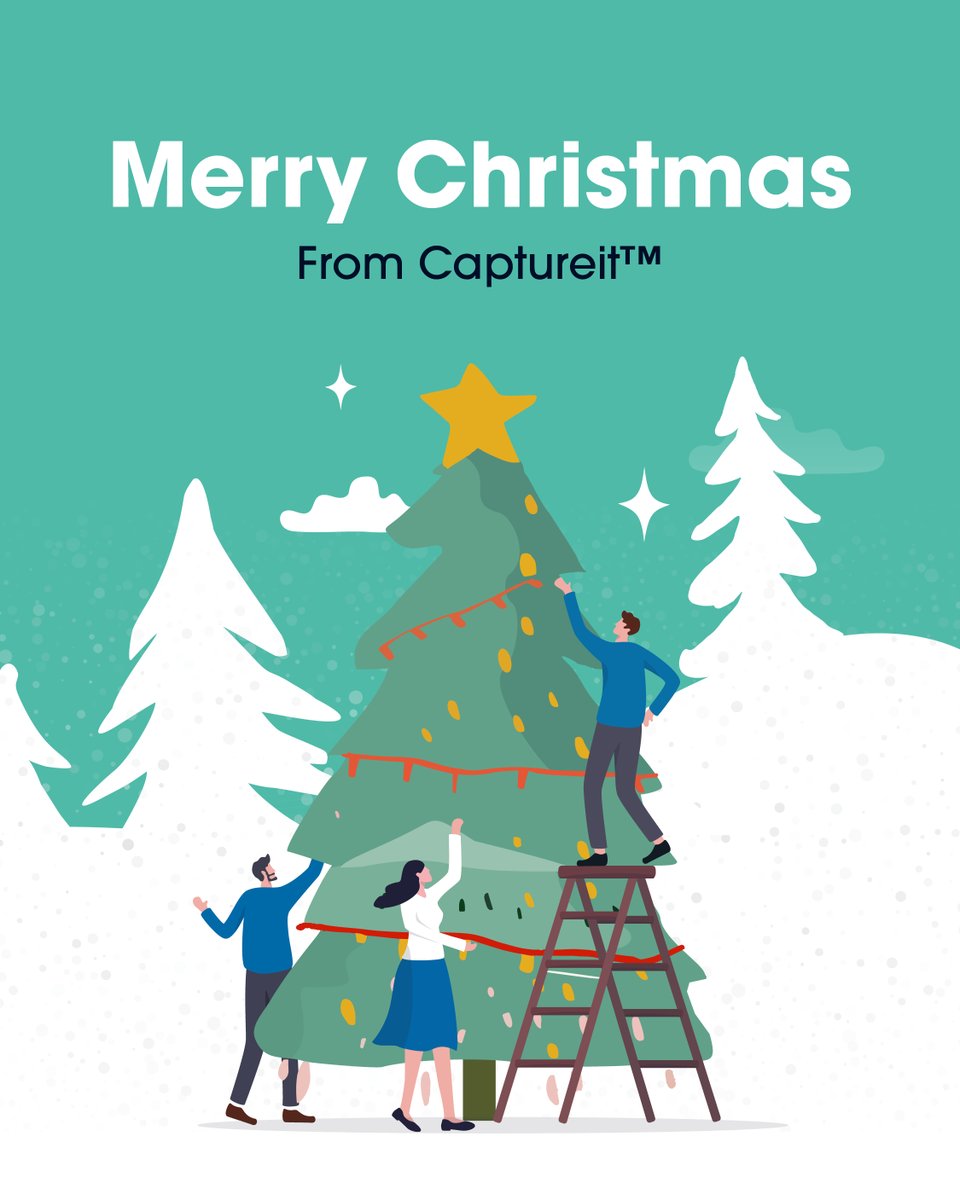 TimeAttendance_'s tweet photo. Wishing you all a very Merry Christmas from the team at Captureit™ 🎄🎁✨ https://t.co/UspqJW2UOH