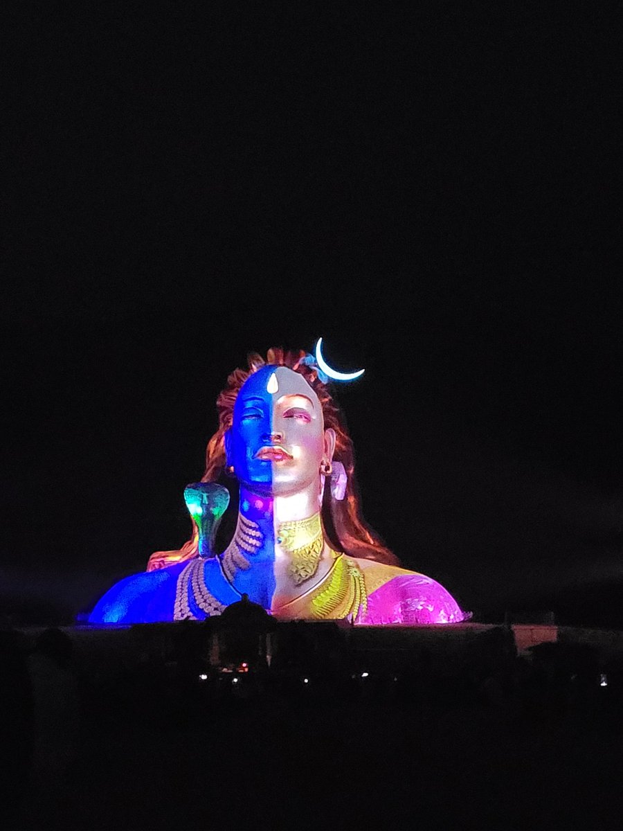 Chandan_Chugh's tweet photo. Adi Yogi. #Bengaluru https://t.co/JN3t1e7wXk