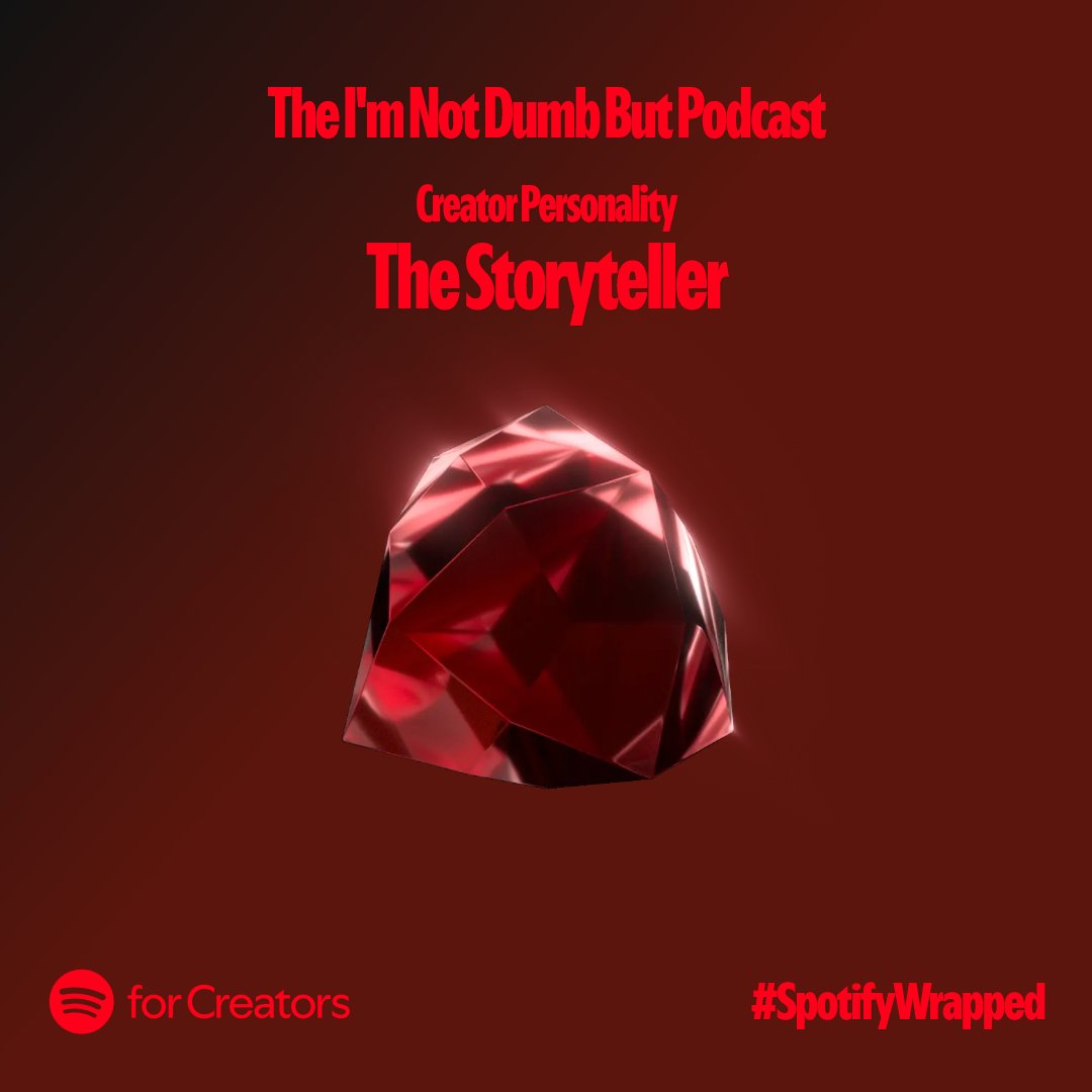 Come for the knowledge stay for the story. #SpotifyWrapped2024