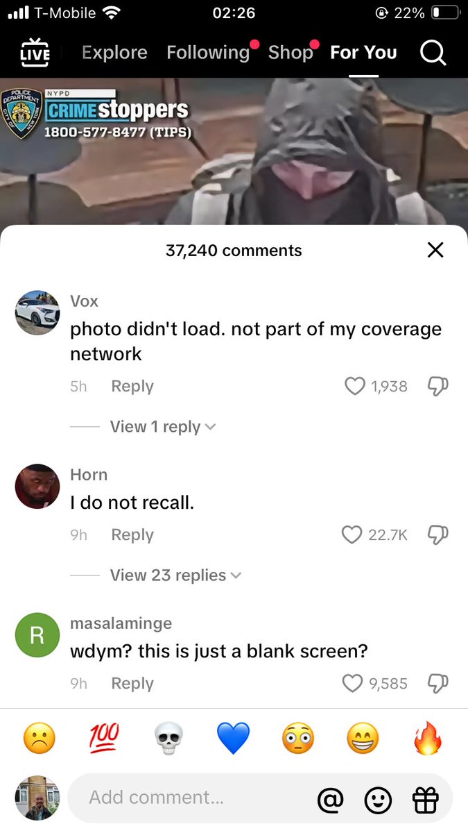 tobitac's tweet photo. Some top responses to the NYPD’s $10k reward https://t.co/Zv5C0koQo2