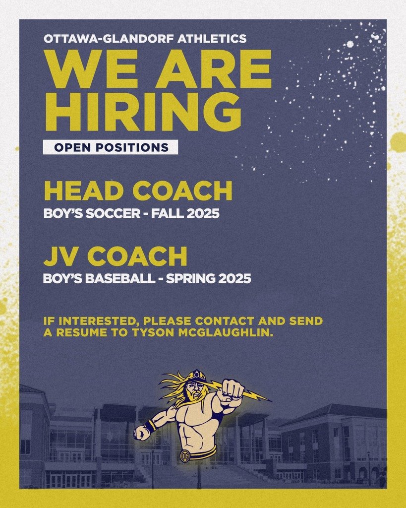We are hiring! If interested, please contact Tyson McGlaughlin at 419-523-6220.