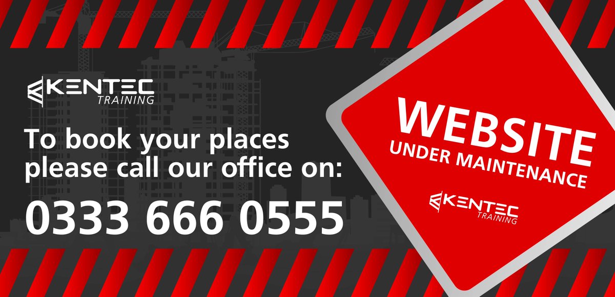 We are aware of the issue of course dates not appearing on our website and are working to fix the issue and apologise for the inconvenience. Please get in touch with our team on 0333 666 0555 to check for availability and book your places!