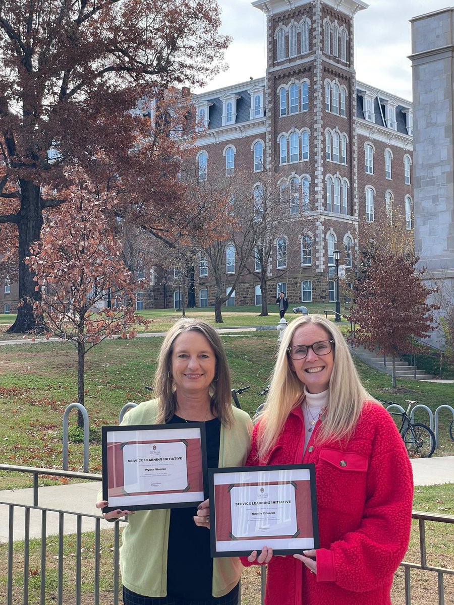 University of Arkansas Service Learning Initiative tweet media