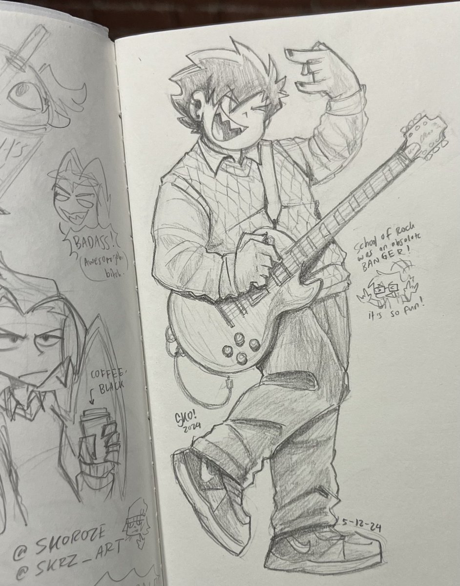 skoroze_'s tweet image. SCHOOL OF ROCK WAS AWESOME!!!!!
the boi in Dewey’s fit 🤘