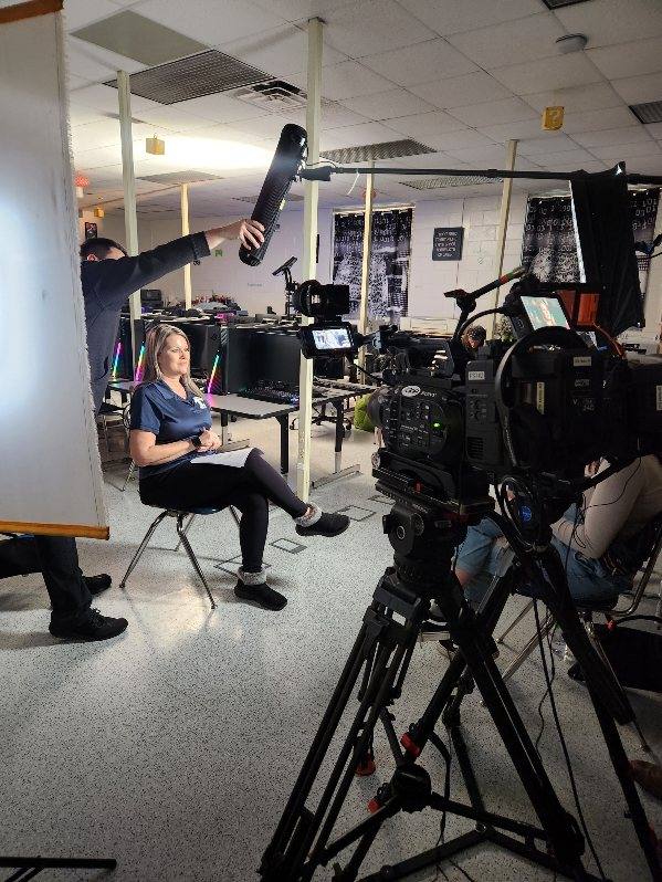 GaDOE_CS's tweet photo. A huge thank you to @MelissaBusbin  and her outstanding students for showcasing the amazing work happening in computer science education as part of our Computer Science in Action series with @GPBEducation ! 🎥 We can’t wait to share their story! https://t.co/WvIHc2YX1v