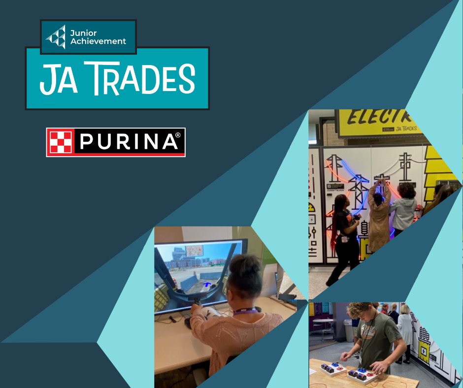JA_STL's tweet photo. Thank you to Nestlé Purina Careers for helping to open up #BoundlessPossibility to youth with your continued support of JA Trades! 

#ItTakesYou #workforcedevelopment #JATrades #buildingthefoundation https://t.co/uW4vLcYv2A